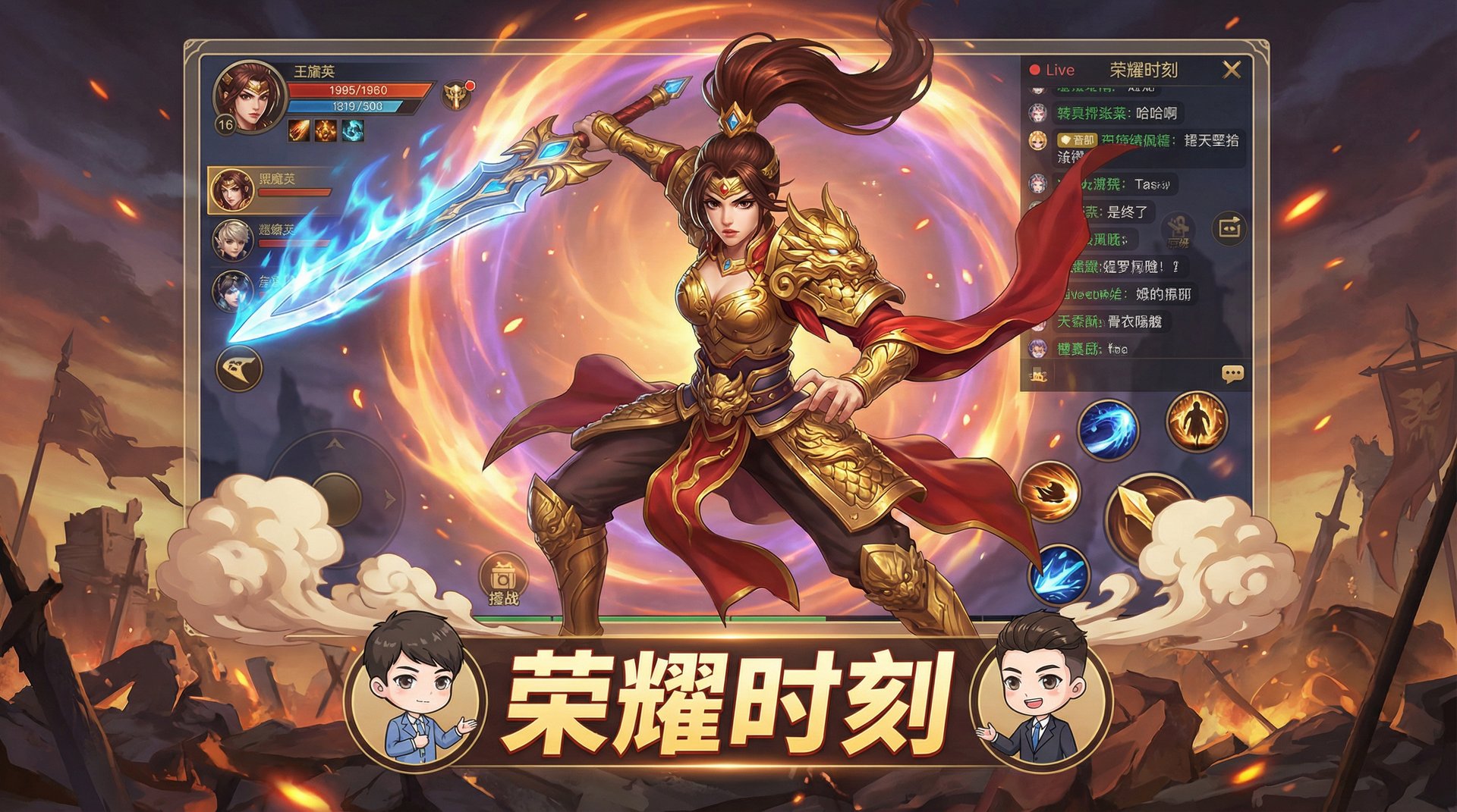 媚黑王者荣耀解说视频